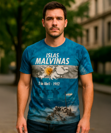 Remera Homenaje Malvinas Argentinas