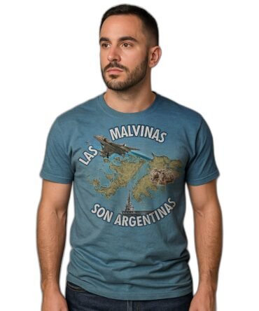 Remera Las Malvinas Son Argentinas - Imagen actualizada 1