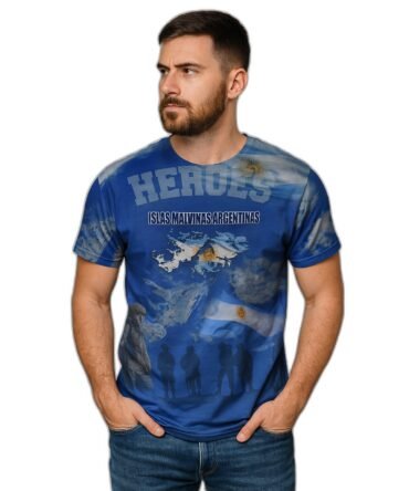 Remera Heroes Malvinas Argentinas - Imagen actualizada 1