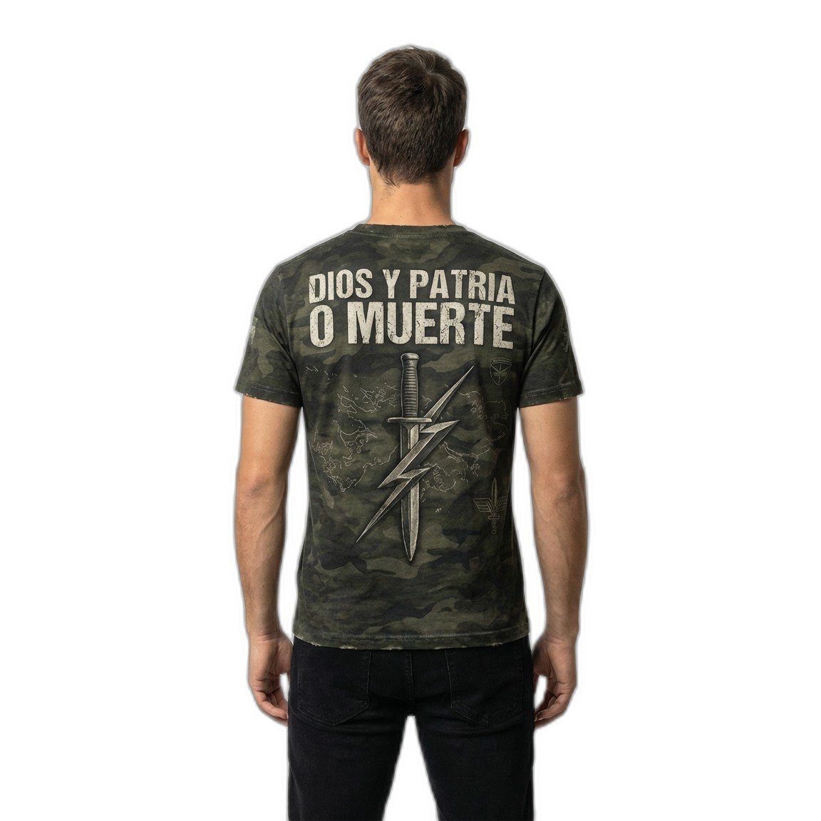 Remera Malvinas Comandos 601