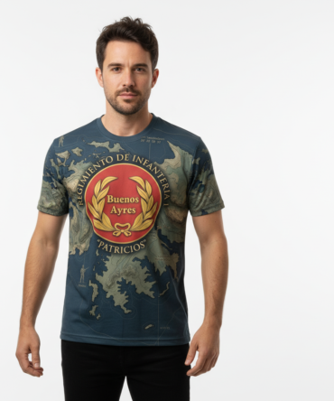 Remera Malvinas Regimiento de Infantería 1 Patricios