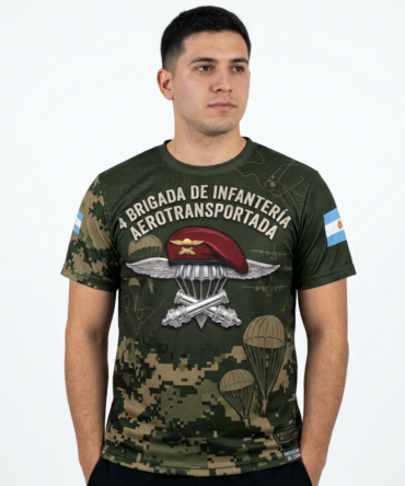 Remera 4 Brigada de Infantería Aerotransportada Malvinas