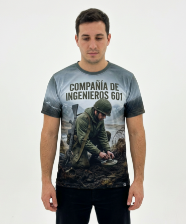 Remera Compañía de Ingenieros 601 Malvinas 1982